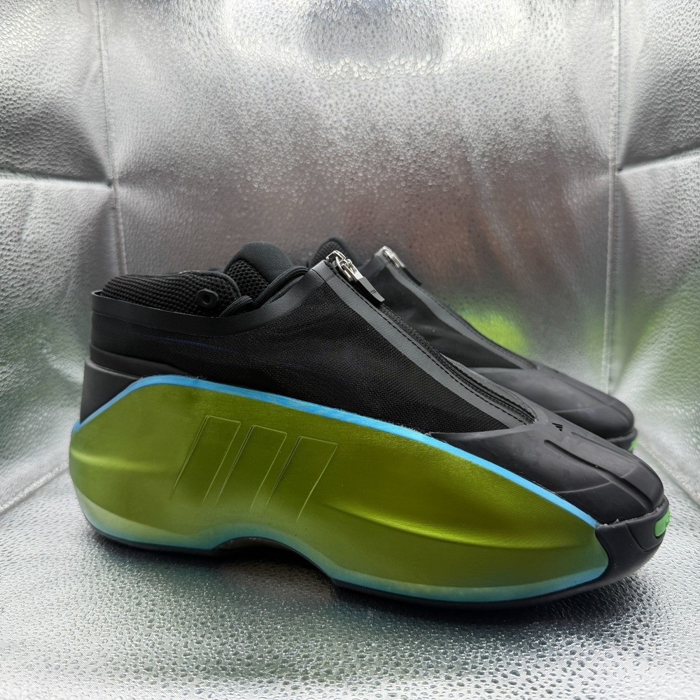 Size 8.5 Adidas Crazy IIInfinity Green/Core Black Womens Basketball Shoes JI0852
